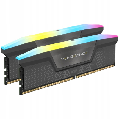 CORSAIR DDR5 6000MHz 32GB (2x16GB) CL36-44-44-96 1.4V AMD VENGEANCE RGB