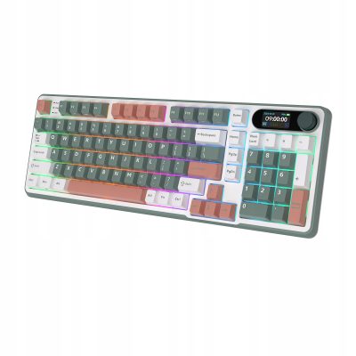 ROYAL KLUDGE RK-S98 Camping Green Gaming Keyboard Chartreuse switch
