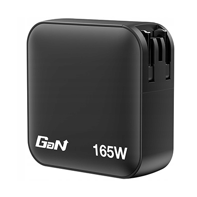 Verbatim Ładowarka GaN USB 3.0 USB C szara 165 W, wymienne końcówki C,G,A