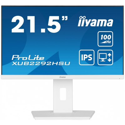 IIYAMA Monitor 21.5 cala ProLite XUB2292HSU-W6 IPS 100Hz PIVOT HDMI BiałyFHD 1920 x 1080 Sklep KOZIENICE RADOM