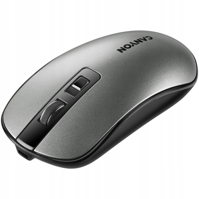 CANYON Mysz bezprzewodowa MW-18 Akumulator Ciemnoszara