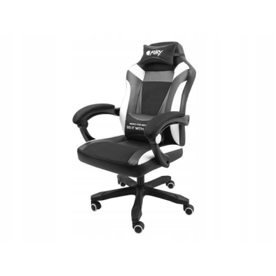 FURY Fotel dla graczy Avenger M+ Czarno-biały