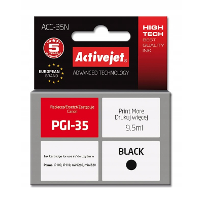 Tusz Activejet ACC-35N Canon PGI-35 Supreme 9,5 ml