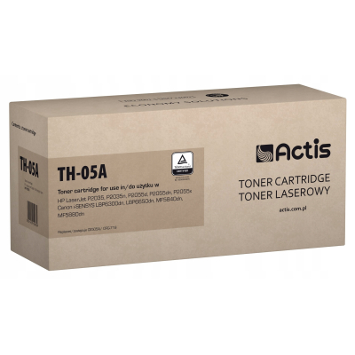 Toner ACTIS TH-05A HP 05A CE505A, Canon CRG-719;