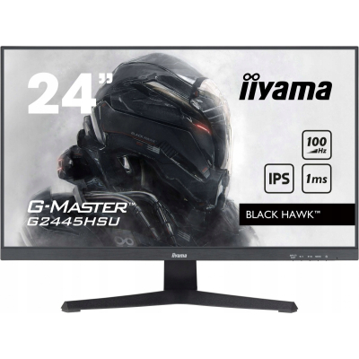 IIYAMA Monitor 23,8 cala G2445HSU-B2 IPS FHD 100Hz, 1ms 2xUSB 300cd