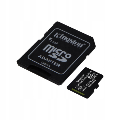 Kingston microSD 64GB Canvas Select Plus 100MB/s