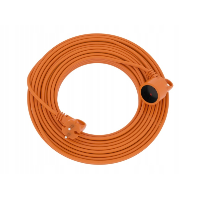 PRZEDŁUŻACZ OGRODOWY ACAR 2x1,5 250V/16A 25M pomarańczowy M01908