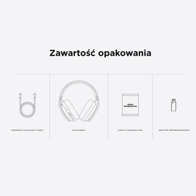 Rampage Słuchawki gamingowe, bezprzewodowe BLITZ z mikrofonem Bluetooth 5.3