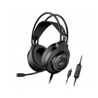 Genius GX GAMING HS-GX580U słuchawki z mikrofonem, czarna, słuchawki, 50 mm