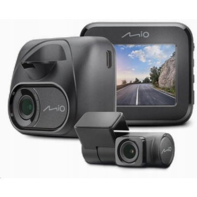 MIO Rejestrator samochodowy MiVue C595W Dual GPS WIFI Starvis