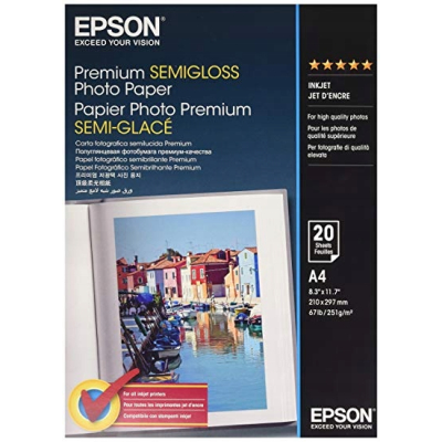 Papier foto błyszczący Epson C13S041332 A4 251 g/m² 20 szt. SKLEP KOZIENICE RADOM