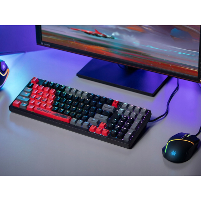 Klawiatura mechaniczna A4TECH BLOODY S98 USB Sports Red BLMS Red Plus