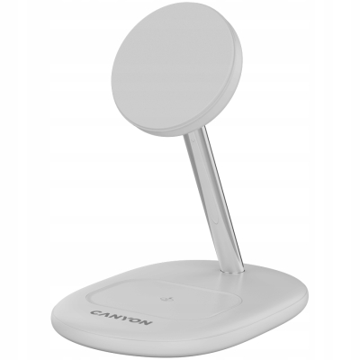 Canyon WCS-205 - ładowarka bezprzewodowa 2-w-1 Qi2 15 W