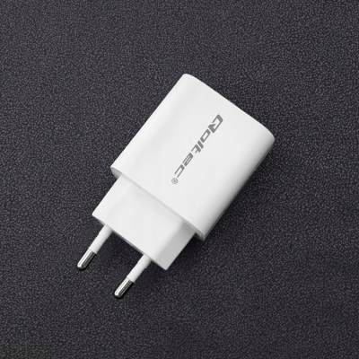 Qoltec Ładowarka sieciowa 18W 5-12V 1.5-3A USB typ C PD USB QC 3.0 Biała