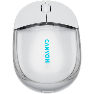 CANYON mouse 24 BT Wireless Transparent White