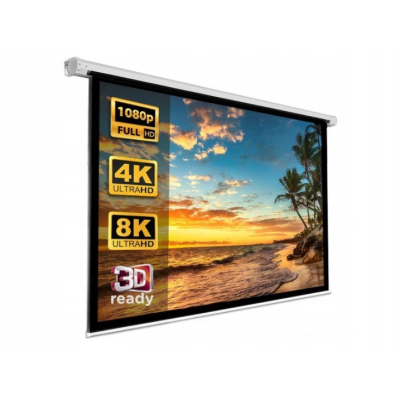 Maclean Ekran projekcyjny autolock ściana lub sufit 100
