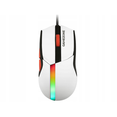 Mysz Przewodowa gamingowa Optyczna Tracer GameZone Cool 12000 dpi Biała