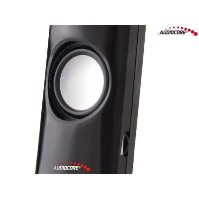 GŁOŚNIKI KOMPUTEROWE 2.0 USB MINIJACK do KOMPUTERA LAPTOPA AUDIOCORE AC860