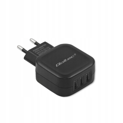 Qoltec Ładowarka sieciowa 17W 5V 3.4A 3xUSB 50191
