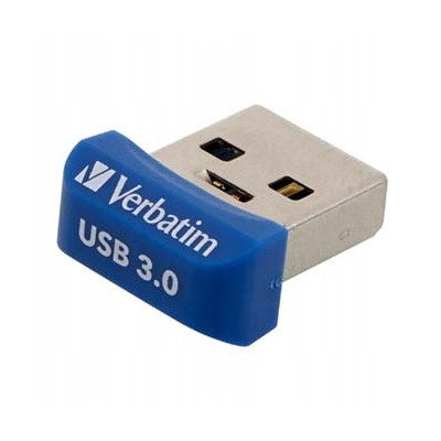 Verbatim USB flash disk USB 3.0 64GB Nano StoreNStay niebieski 98711 USB A