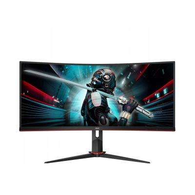 AOC Monitor CU34G2X/BK 34 cale VA 144Hz 1ms HDMIx2 DP
