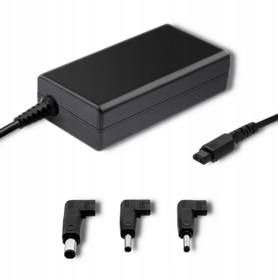 Qoltec Zasilacz specjalizowany do Dell 65W 3 wtyczki+kabel zasilający