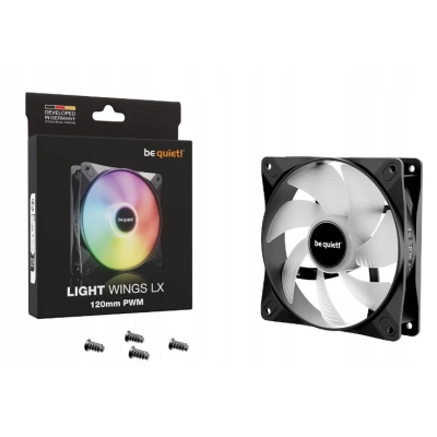 BE QUIET! Wentylator Light WingsLX 120 mm PWM