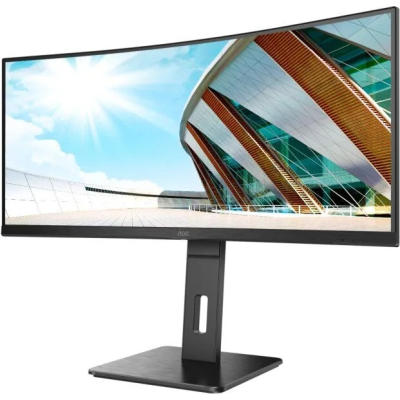 AOC Monitor CU34P2A 34 cale VA Curved 100Hz HDMIx2 DP