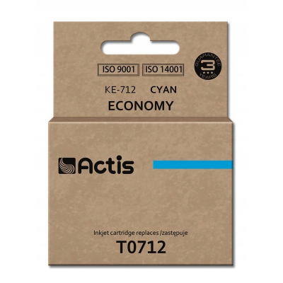 Tusz ACTIS KE-712 Epson T0712, T0892, T1002;niebie