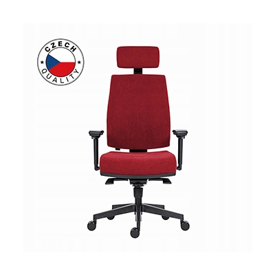 Powerton ERGO JANA Ergonomiczny fotel biurowy, Czerwony