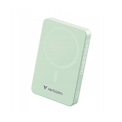 Verbatim powerbank z ładowaniem bezprzewodowym 32228 10000mAh Zielony