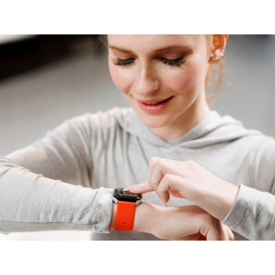 CANYON Smartwatch Chatter SW58 BT CALL Srebrno Czerwony