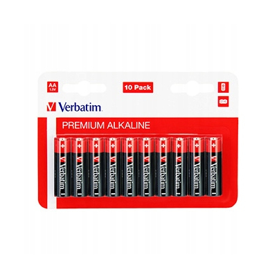 Verbatim Jednorazowa alkaliczna baterie AA, 10-pack