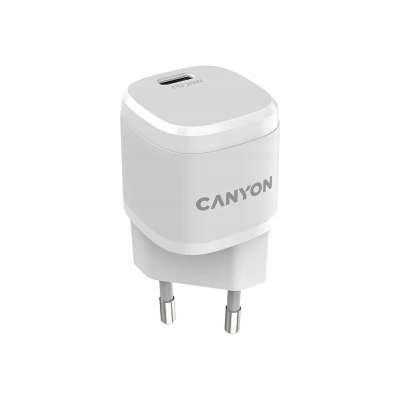 CANYON Ładowarka sieciowa H-20-05 PD 20W USB-C Biała