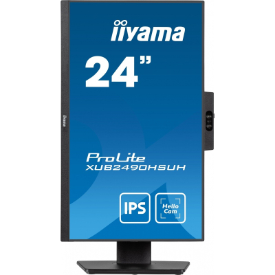 IIYAMA Monitor 24 cale XUB2490HSUH-B1 IPS FHD CAMERA MIC HDMI DP USB 100Hz FHD 1920 x 1080 Sklep KOZIENICE RADOM