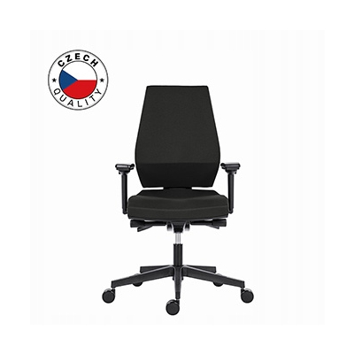 Powerton ERGO SIMA Ergonomiczny fotel biurowy, Czarny