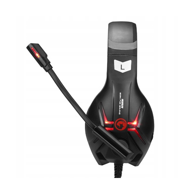 Marvo HG8928 słuchawki z mikrofonem, przewodowe, podświetlane, 3.5 mm jack