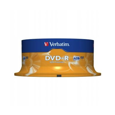 Verbatim DVD-R 43522 4.7GB 16x 25-pack 12cm, do archiwizacji danych