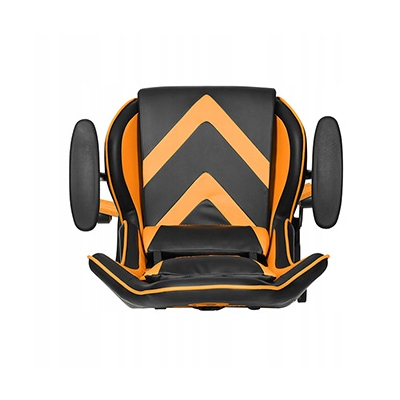 Fotel dla gracza Marvo CH-106, pomarańczowa