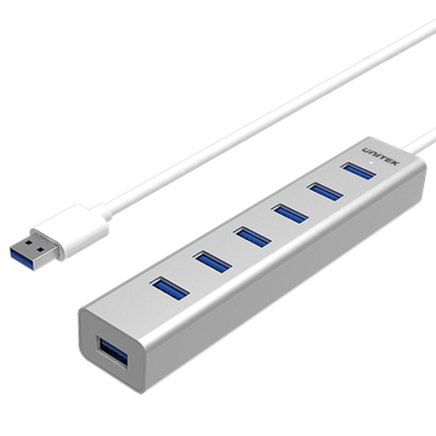 Unitek Y-3090 hub 7x USB 3.0 z zasilaczem