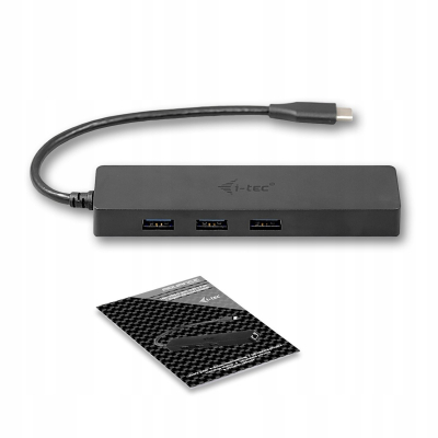 I-tec USB-C 3-port HUB z adapter Gigabit Ethernet