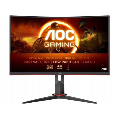 AOC Monitor C27G2Z3 27 cali Zakrzywiony Fast VA 280Hz