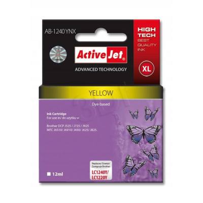 TUSZ Brother ACTIVEJET AB-1240YNX Yellow LC1220Y