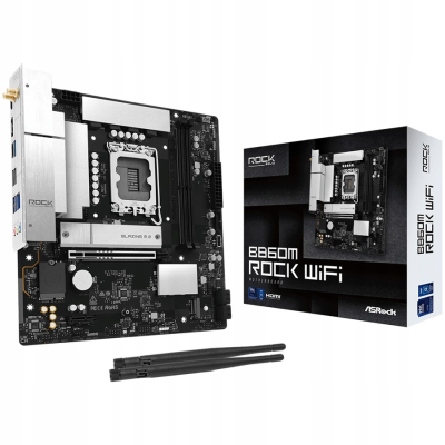 ASROCK B860M ROCK WIFI mATX LGA1851 DDR5