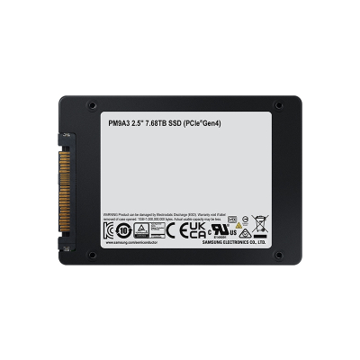 Samsung] Dysk SSD PM9A3 U.2 DCT 7680GB MZQL27T6HBLA-00W07