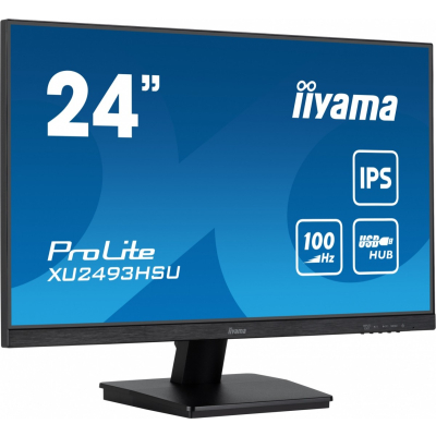 IIYAMA Monitor 24 cale XU2493HSU-B7 IPS HDMI DP 2x2W USBx2 300cd