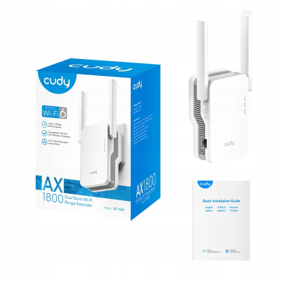 CUDY Wzmacniacz sygnału WiFi RE1800 Mesh AX1800 Sklep KOZIENICE RADOM