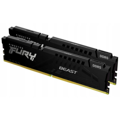 Kingston Pamięć DDR5 Fury Beast Black 32GB(1*32GB)/5200 CL36 EXPO