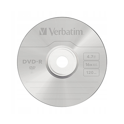 Verbatim DVD-R Matt Silver 4.7GB 16x cake box 10-pack 12cm do archiwizacji