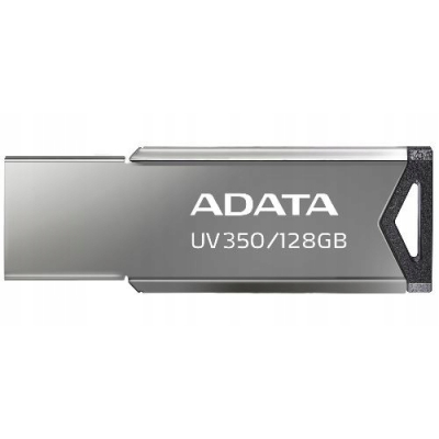 ADATA Pendrive UV350 128GB USB 3.1 Metallic AUV350-128G-RBK